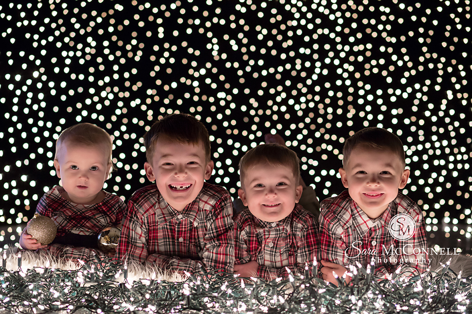 Ottawa Family Photographer | Holiday Lights in the Studio
