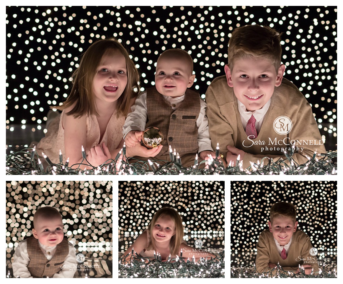 Ottawa Family Photographer | Holiday Lights with Siblings