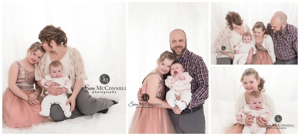 family snuggle session