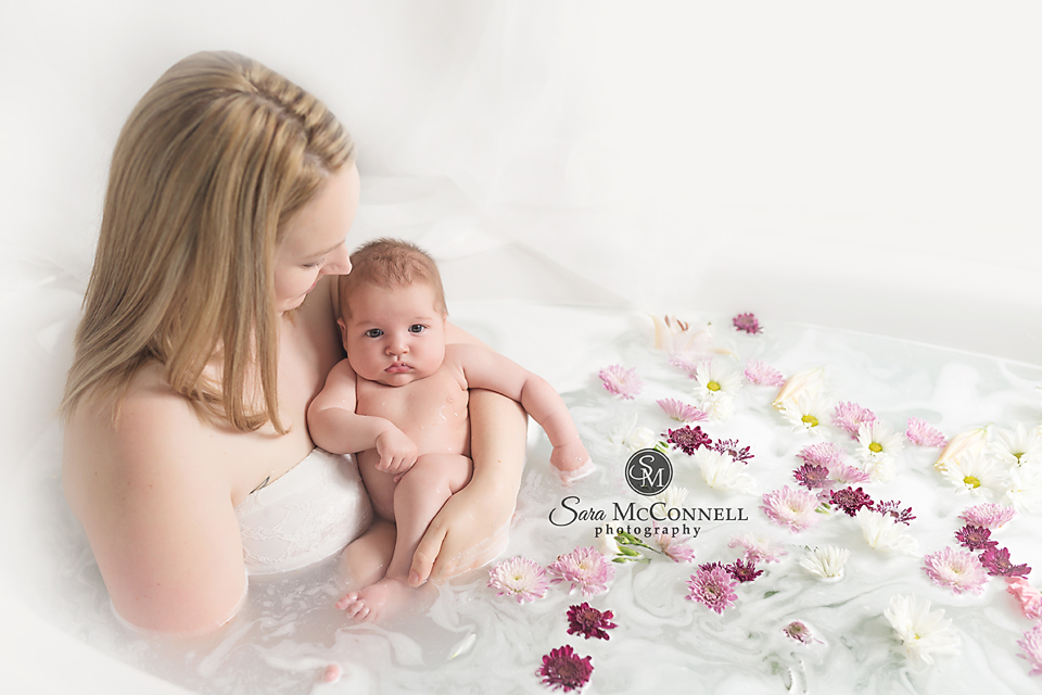 Milk bath photography session | Ottawa Baby Photographer