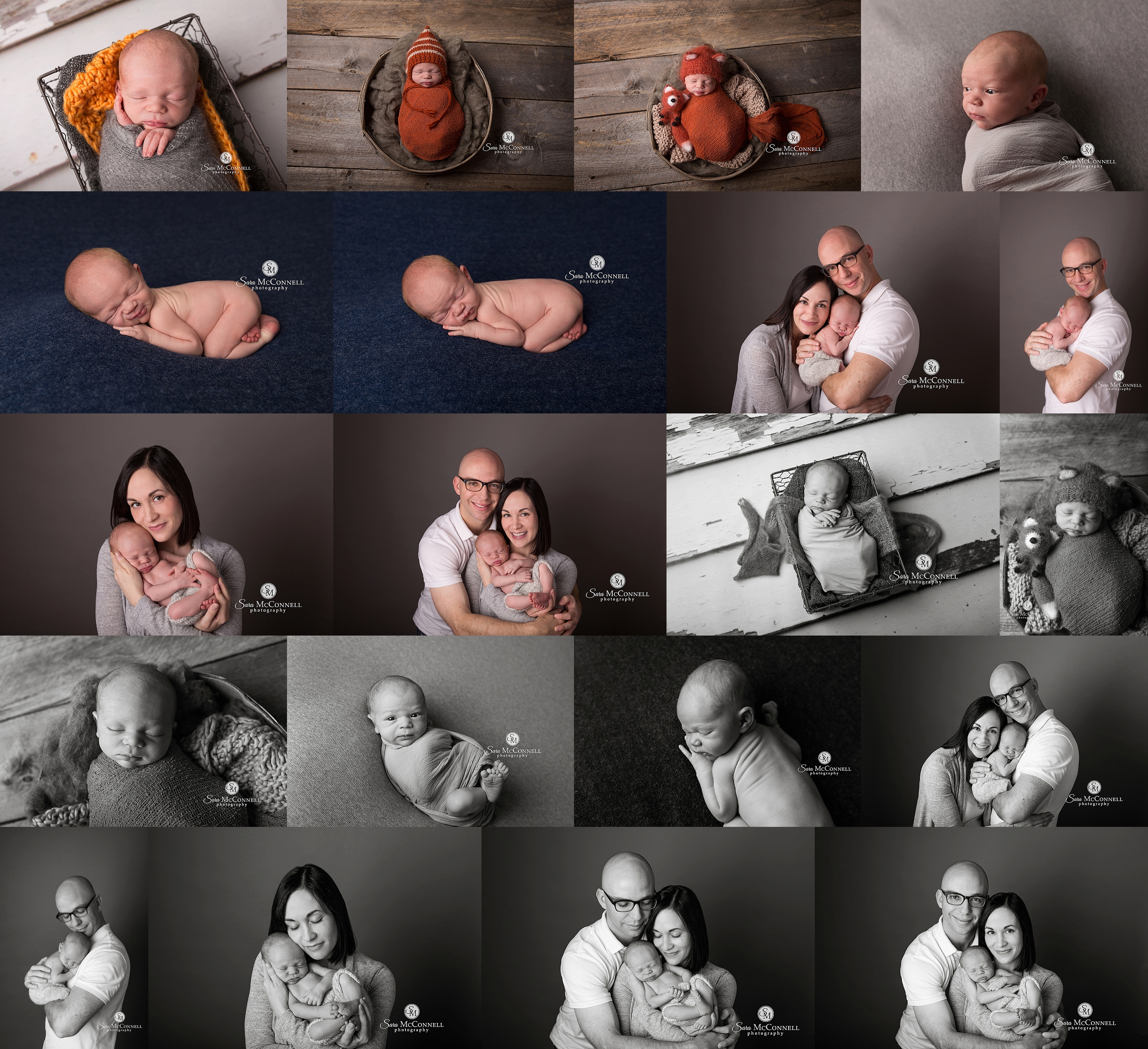 Ottawa Newborn Photographer | All images together