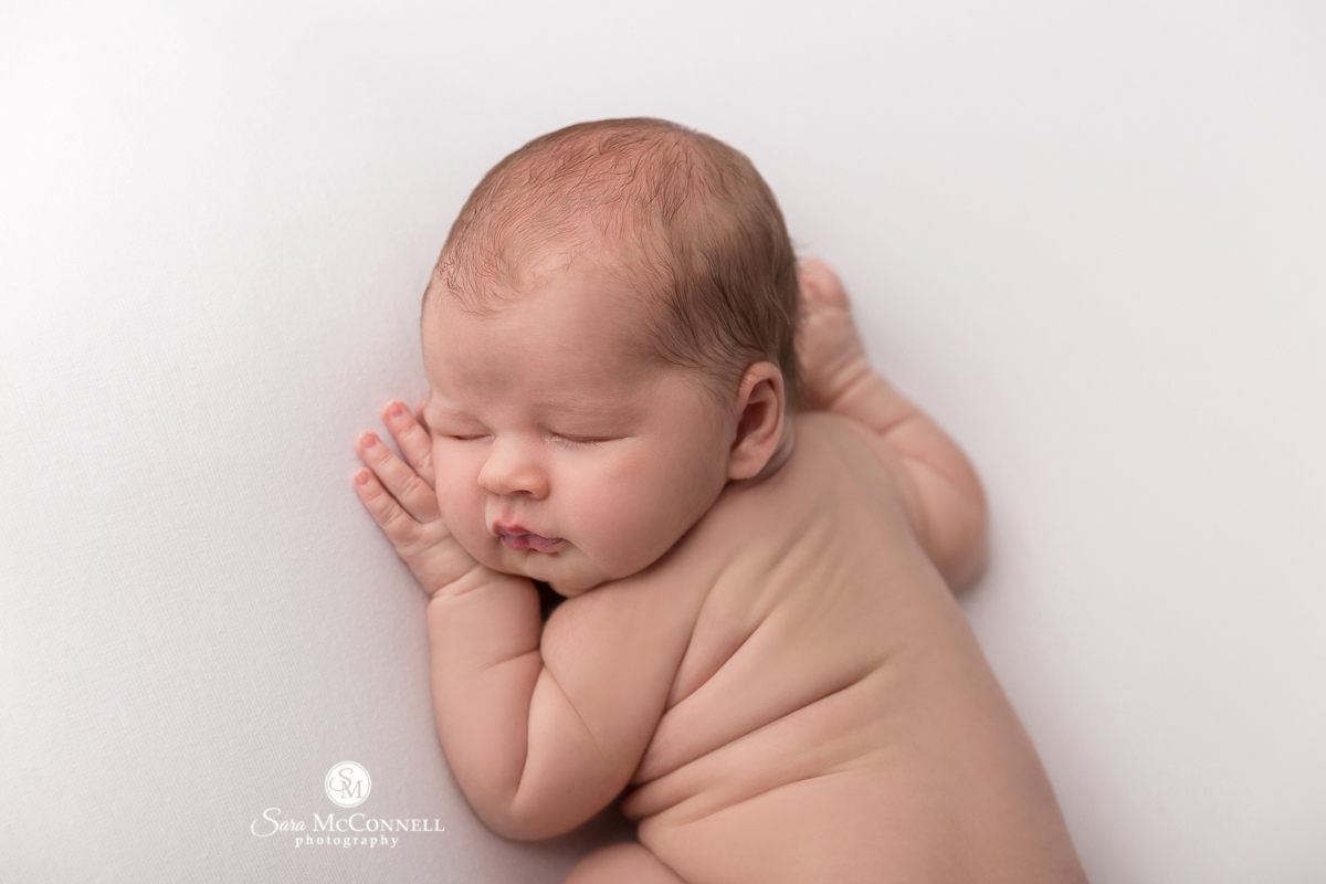Ottawa newborn photography - baby sleeping by Sara McConnell Photography