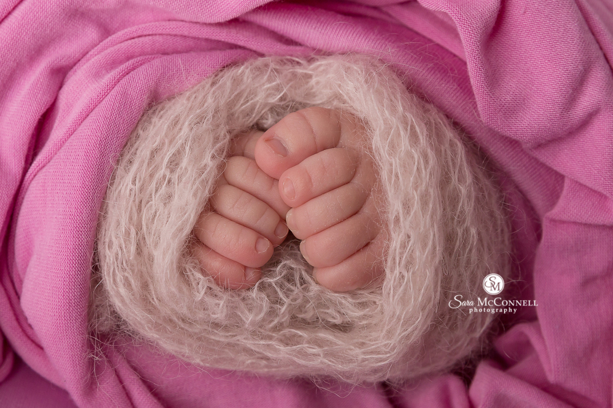 Ottawa newborn photography - baby sleeping by Sara McConnell Photography