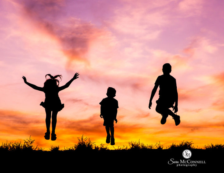Sunsets and Silhouettes: Family Photos