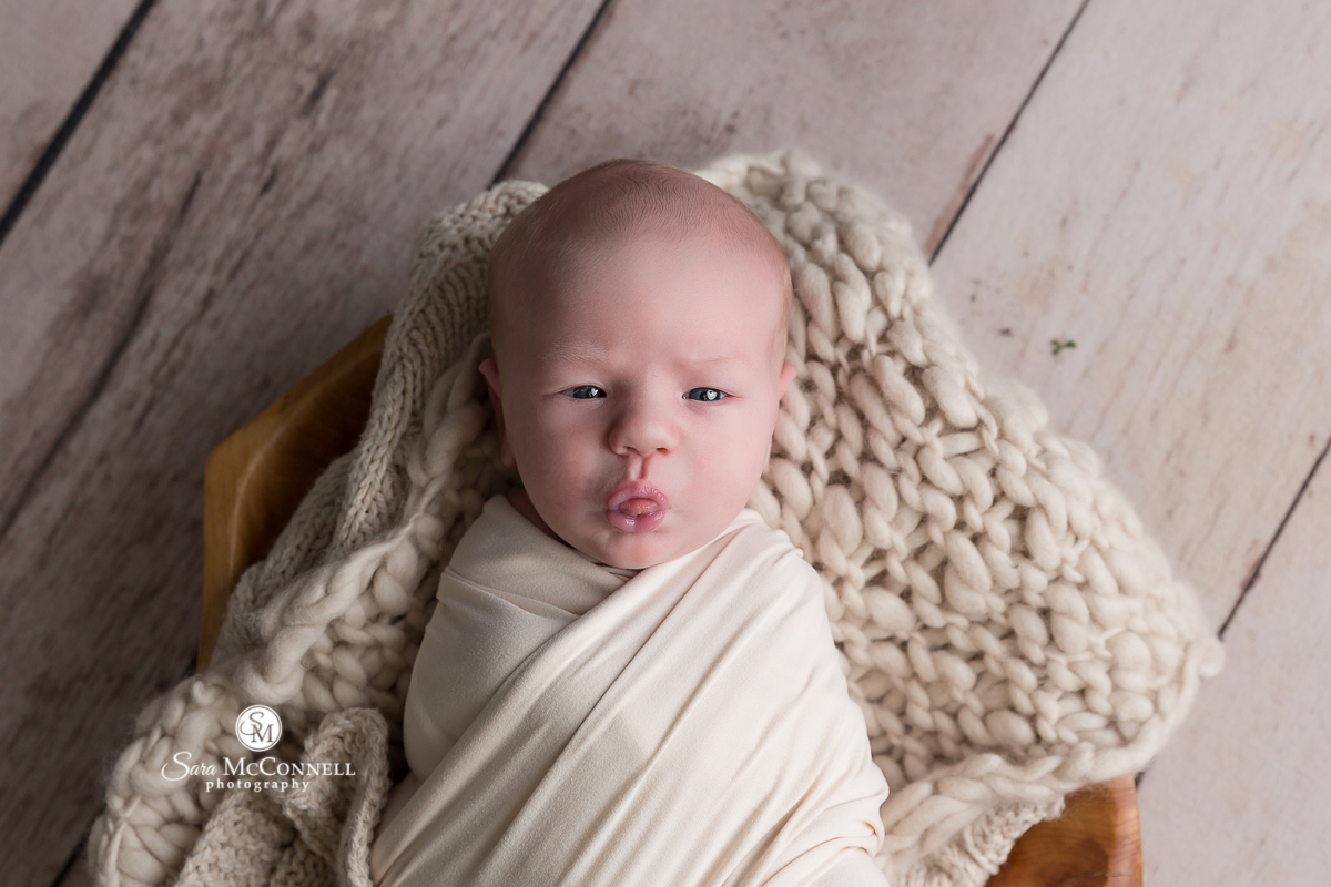 The Best Facial Expressions | Ottawa Newborn Photographer