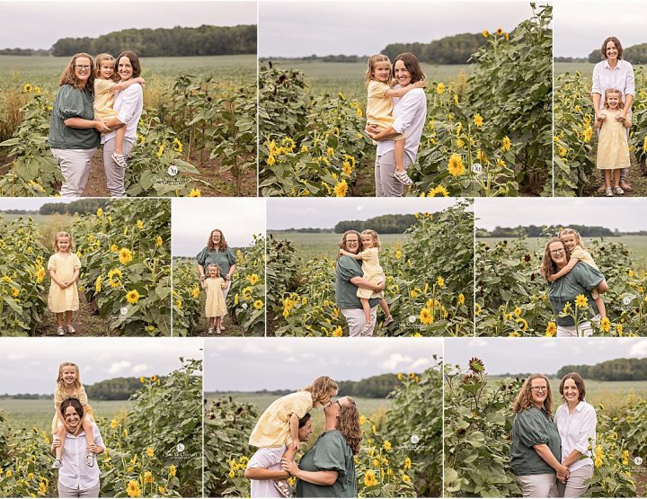 Ottawa Sunflower Field Family Photos