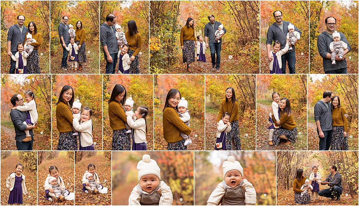 Family Photos in the Fall